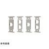 コンセントプレート用金枠 1箱(10個入)