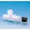 PTFEニードルバルブL型〈PTFE/PFA製〉