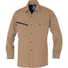 長袖シャツ 75304 キャメル