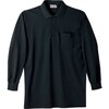 長袖ポロシャツ 90064 ブラック