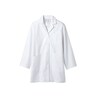 診察衣 レディス 長袖S 白 71−081