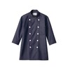 コックコート 兼用 7分袖 ネイビー 6−1101シリーズ