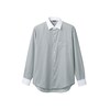 シャツ メンズ 長袖 グレーストライプ BV2571−6