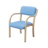 スタッキングチェア 肘掛付き