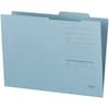 個別フォルダーA4ジャスフォルダーEタイプ青×10