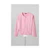 綿混ダブルジップカーディガン ピンク S−01シリーズ