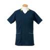半袖スクラブジャケット(メンズ)ネイビー×グリーン R8997−25シリーズ
