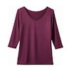インナーレディス 7.2分袖 ワイン OM901−83シリーズ