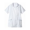 ナースジャケット 半袖 白/ターコイズ 73−2113シリーズ