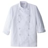 7分丈コックコート(男女兼用) ホワイト