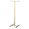 アンティークゴールドハンガー 角パイプ