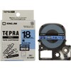 テプラ PROテープ 強粘着青ラベル18mm黒文字