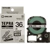 テプラ PROテープ 強粘着白ラベル36mm黒文字