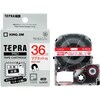 テプラ PROテープ マグネット白色36mm赤文字