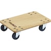 合板平台車プティカルゴ ゴムキャスター