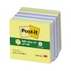 ポスト・イット 再生紙カラーキューブ 50×50mm