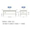 【軽量作業台300シリーズ】高さ調整固定式/高さ600−900mm