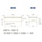 【軽量作業台300シリーズ】高さ調整固定式/高さ600−900mm