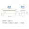【軽量作業台300シリーズ】高さ調整固定式/高さ600−900mm