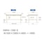 【軽量作業台300シリーズ】高さ調整固定式/高さ600−900mm