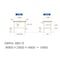【軽量作業台300シリーズ】高さ調整固定式/高さ600−900mm