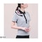 ENJOY ミニスカーフ付ポロシャツ COOL BIRDS EYE