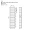 shelfit(シェルフィット)エースラック/カラーラック 幅オーダー 高さ2111×奥行250mm