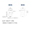 【軽量作業台150シリーズ】中間棚付き固定式/半面棚板付