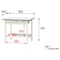 【軽量作業台150シリーズ】ワイド引き出し付き固定式/全面棚板付