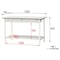 【軽量作業台150シリーズ】ワイド引き出し付き固定式/全面棚板付
