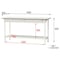 【軽量作業台150シリーズ】ワイド引き出し付き固定式/全面棚板付
