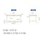 【中量作業台800シリーズ】固定式/高さ740mm