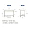【軽量作業台300シリーズ】移動式/高さ900mm