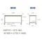 【軽量作業台300シリーズ】移動式/高さ900mm