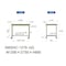 【軽量作業台300シリーズ】移動式/高さ900mm