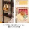 メタル&ウッドラック 冷蔵庫上・ペール上 幅620×奥行440×高さ1800mm
