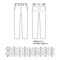 ユニセックス軽量高通気パンツ