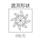 チタン合金加工用高送りラジアスエンドミル 8刃 HFC‐TI