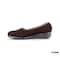 撥水ゆったり横伸びパンプス