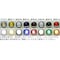 φ22全電圧式つまみ形2ノッチ照光セレクタスイッチ手動復帰金属リング2a