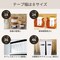 ネームランド カラーテープ 銀文字