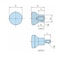 マッシュルーム型ノブHD(ハイジェニックデザイン)仕様