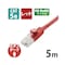 LANケーブル CAT5E レッド 1−10m