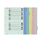 カラー仕切カード (ガバット・背幅伸縮ファイル用)
