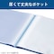 クリヤーブック ウェーブカットポケット 固定式 中紙あり 不透明表紙