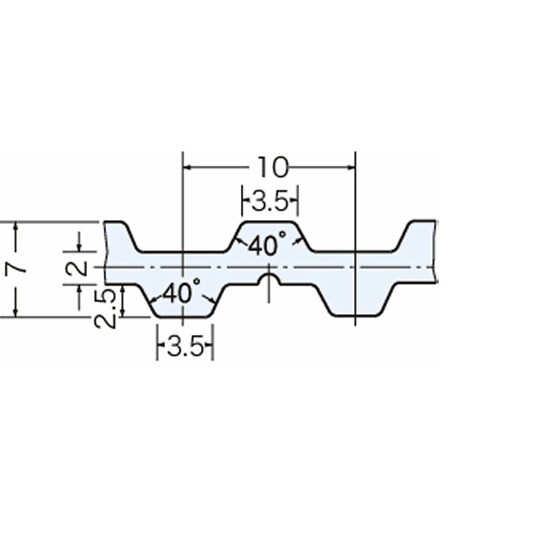 三ツ星ベルト タイミングベルト T10形(ポリウレタン)T10−20シリーズ