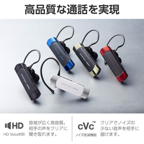 無線ヘッドセット BT接続 片耳 ブラック