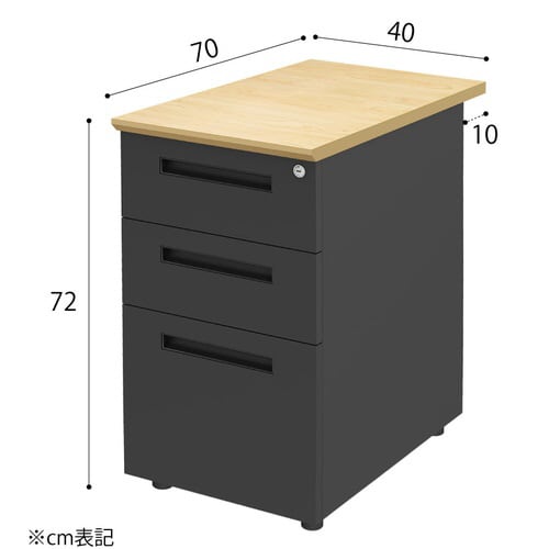 NBDオフィスデスク 脇机