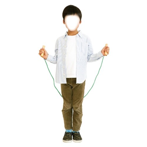 彩り木柄なわとび