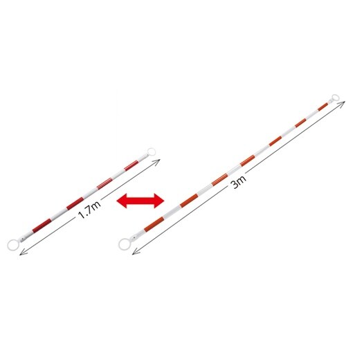 トラ柄コーンバー(伸縮タイプ)